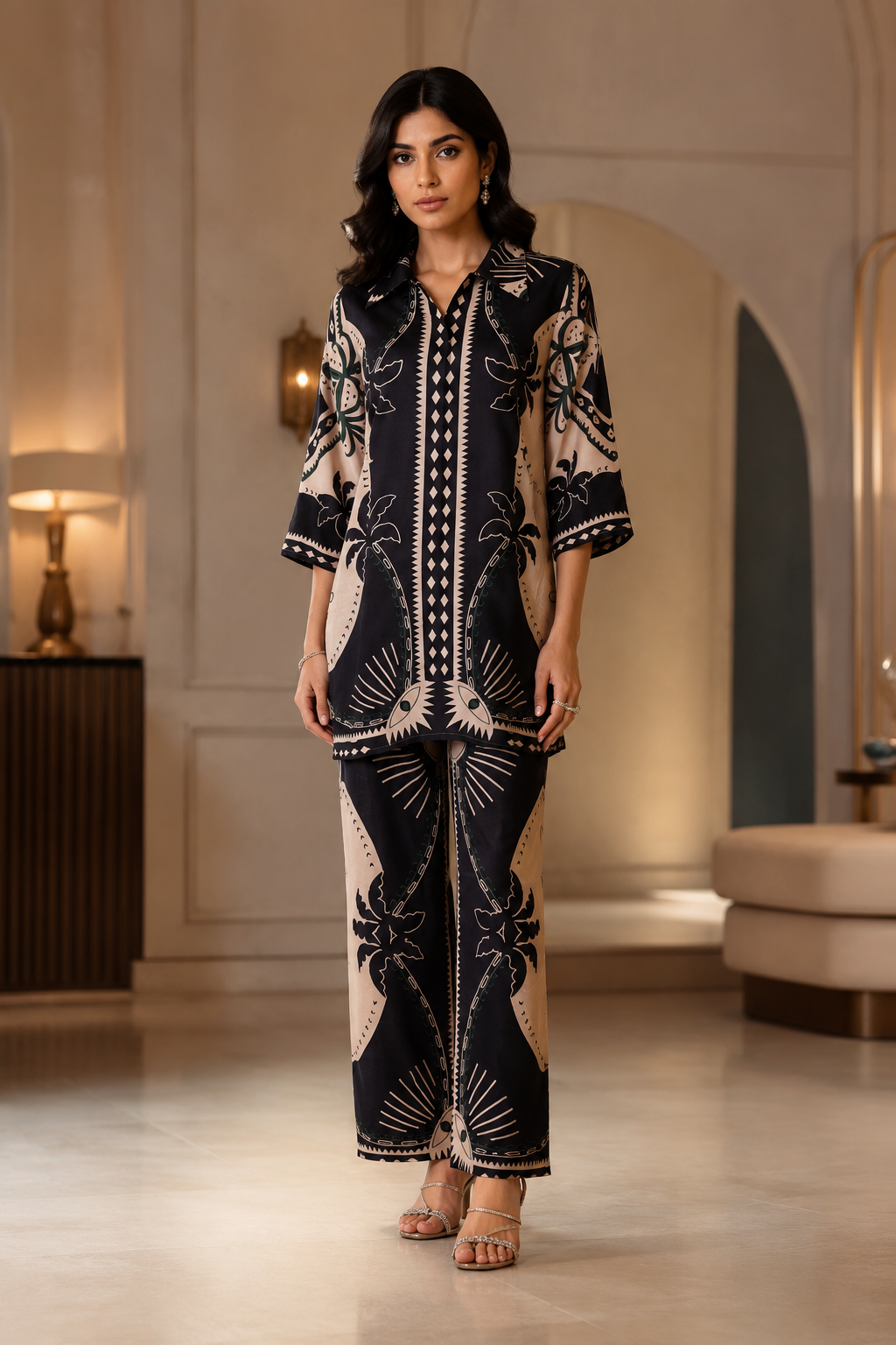 Kurta Pant And Dupatta Set