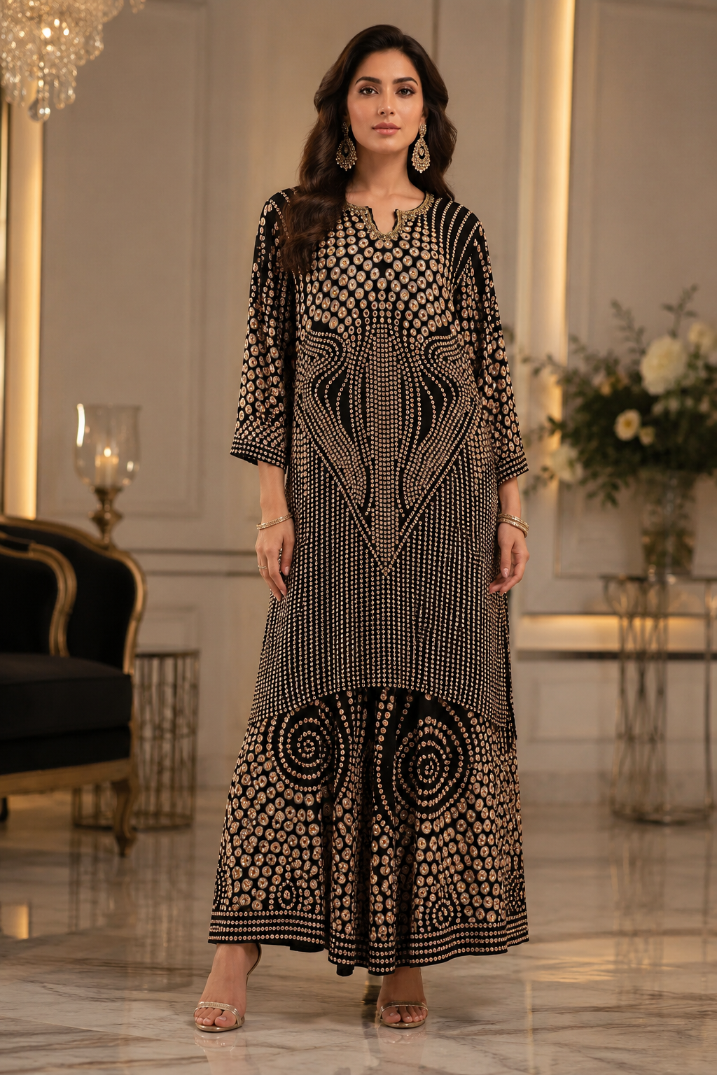 Kurta Pant And Dupatta Set