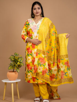 Sunshine Bloom Floral Suit Set