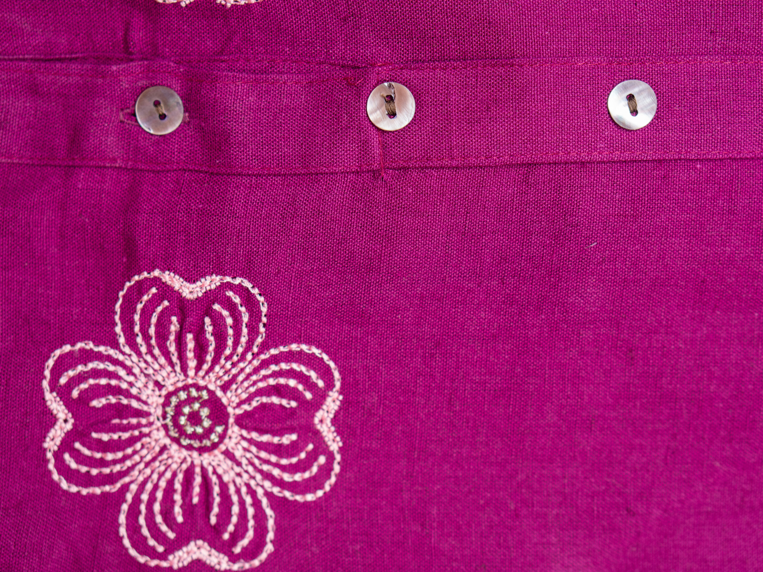 Purple Blossom Embroidered Kurta Set - Image 6